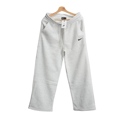 Nike Club Fleece Open Hem Joggers Grey
